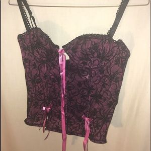 Black and Pink Corset